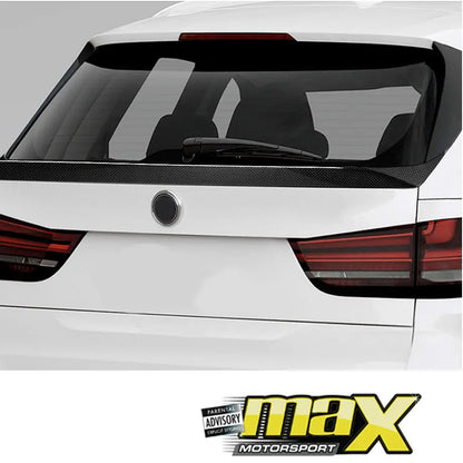 BM X5 F15 (14-18) Carbon Fibre Middle Boot Spoiler maxmotorsports