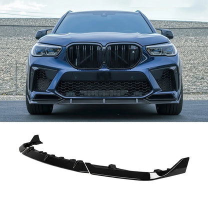 BM X5M F95 (23-25) 3-Piece Competition Style Gloss Black Front Spoiler Max Motorsport