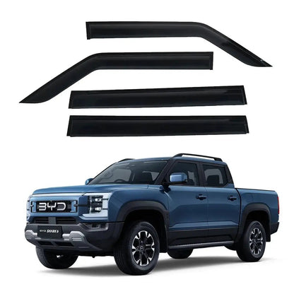 BYD Shark 6 (25-On) Gravel Style Stick-On Bonnet Guard - Matte Black ba