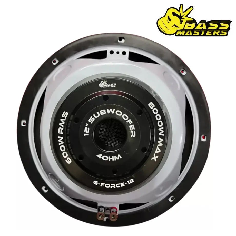 Bass Masters 12″ G-FORCE-12D4 SVC Subwoofer - 8 000W Bass Masters Audio