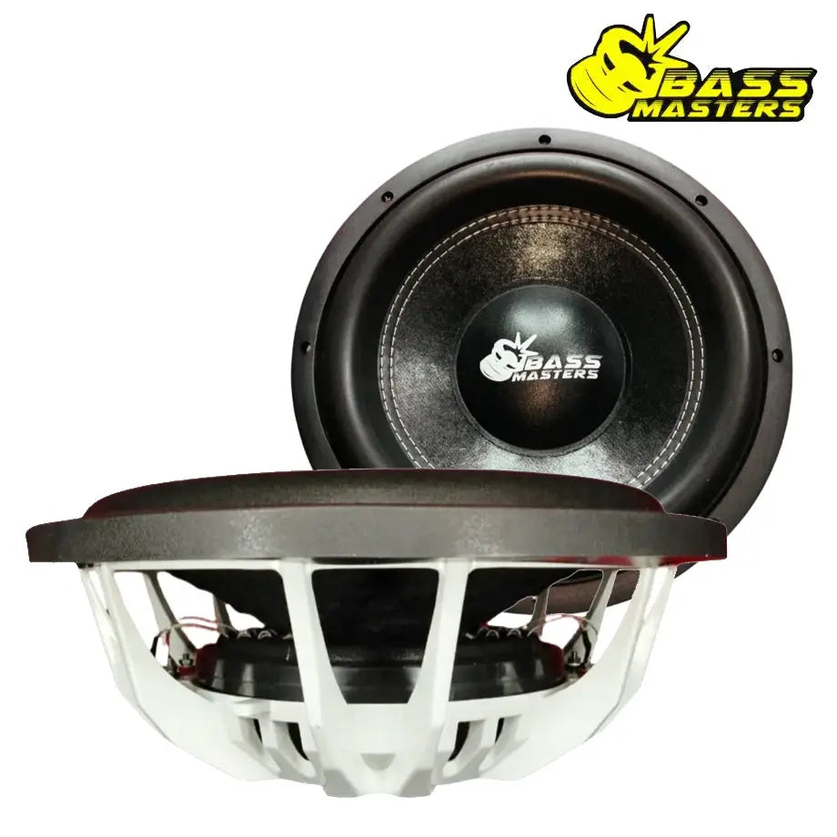 Bass Masters Flatlyn 12" Slim Flat DVC D4 Subwoofer - 10 000W Bass Masters Audio