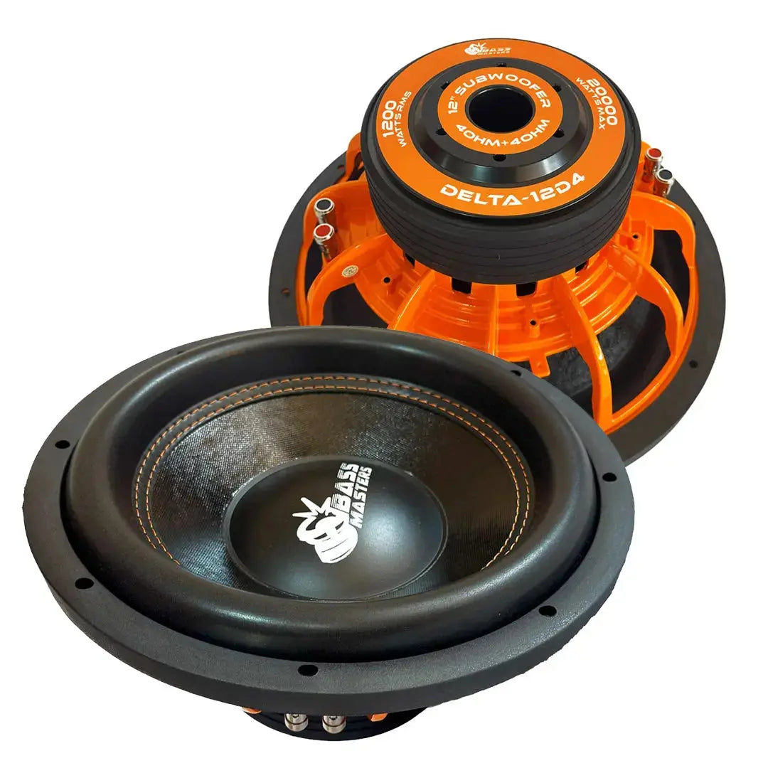 Bass Masters HYPERSONIK-12D4 12" DVC Subwoofer - 1800RMS Bass Masters Audio