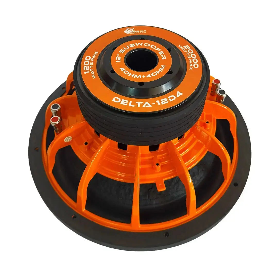 Bass Masters HYPERSONIK-12D4 12" DVC Subwoofer - 1800RMS Bass Masters Audio