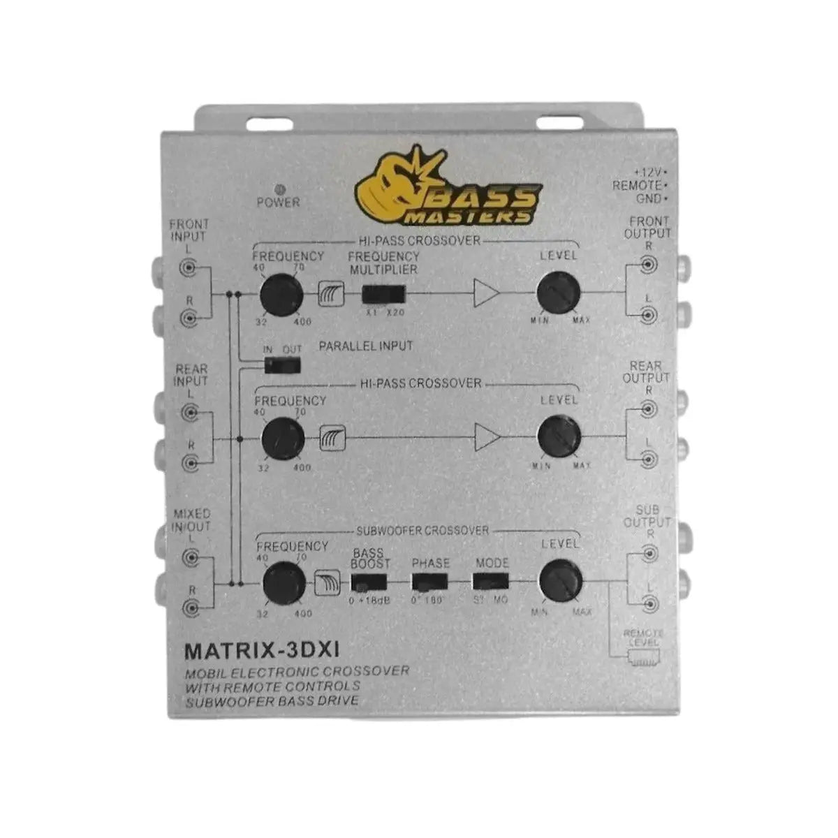 Bass Masters Matrix 3 Way Electronic Crossover – Max Motorsport