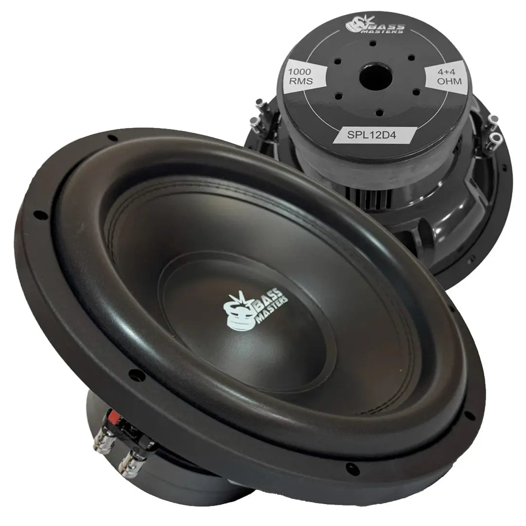 Bass Masters SPL12D4 12″ D4 DVC Subwoofer - 12 000W Bass Masters Audio