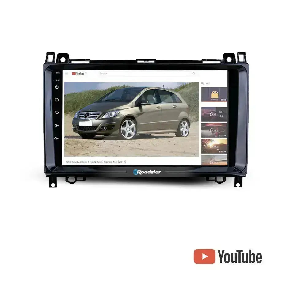 Benz A Class W169 (04-08) - 9 Inch Roadstar Android Entertainment & GPS System Roadstar