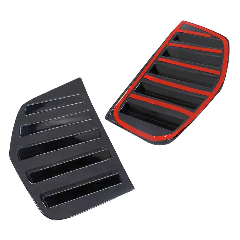 Chev Utility (12-On) Gloss Black Plastic Side Window Louver Max Motorsport