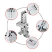 Universal Anti-Theft Stainless Steel Brake / Clutch Foot Pedal Lock Ki ...