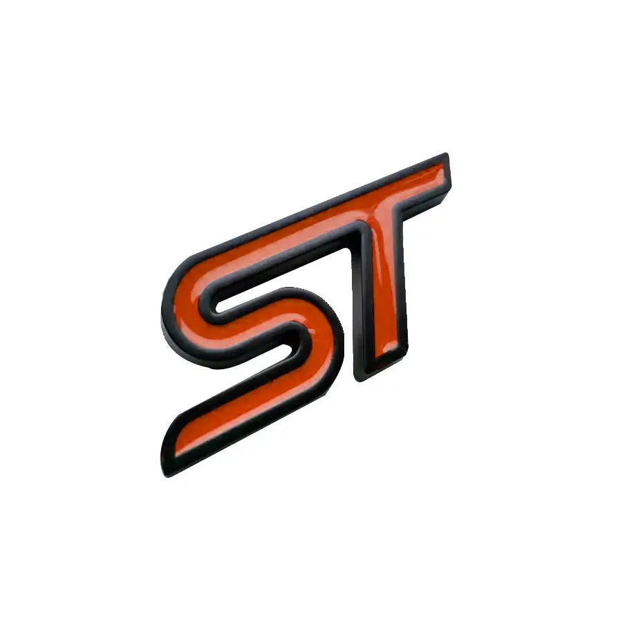 Copy of ST Logo - Steering Wheel Metal Badge (Red) Max Motorsport