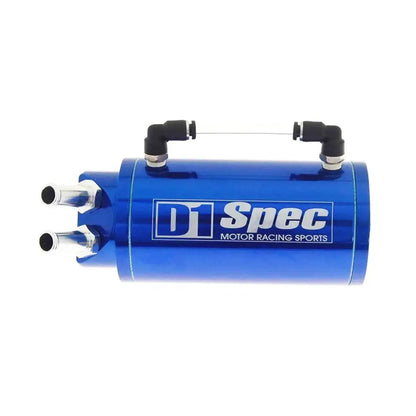 D1 Spec Round Oil Catch Tank (Red) Max Motorsport
