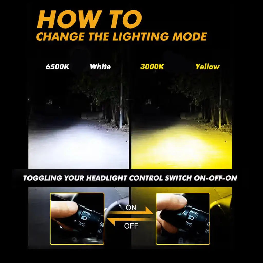D1S D-Series 3-Colour LED Conversion Bulbs (Pair) Max Motorsport