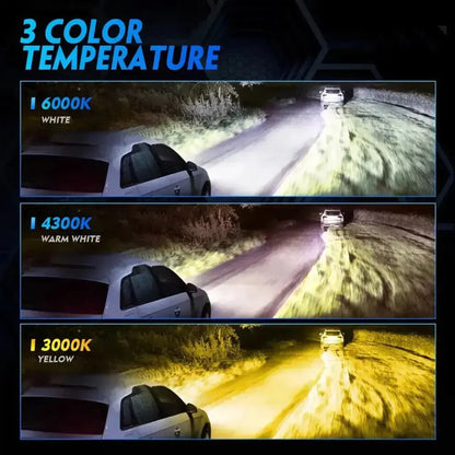 D1S D-Series 3-Colour LED Conversion Bulbs (Pair) Max Motorsport