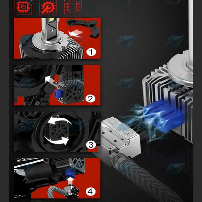 D8S D-Series Xenon To LED Conversion Bulbs (Pair) Max Motorsport