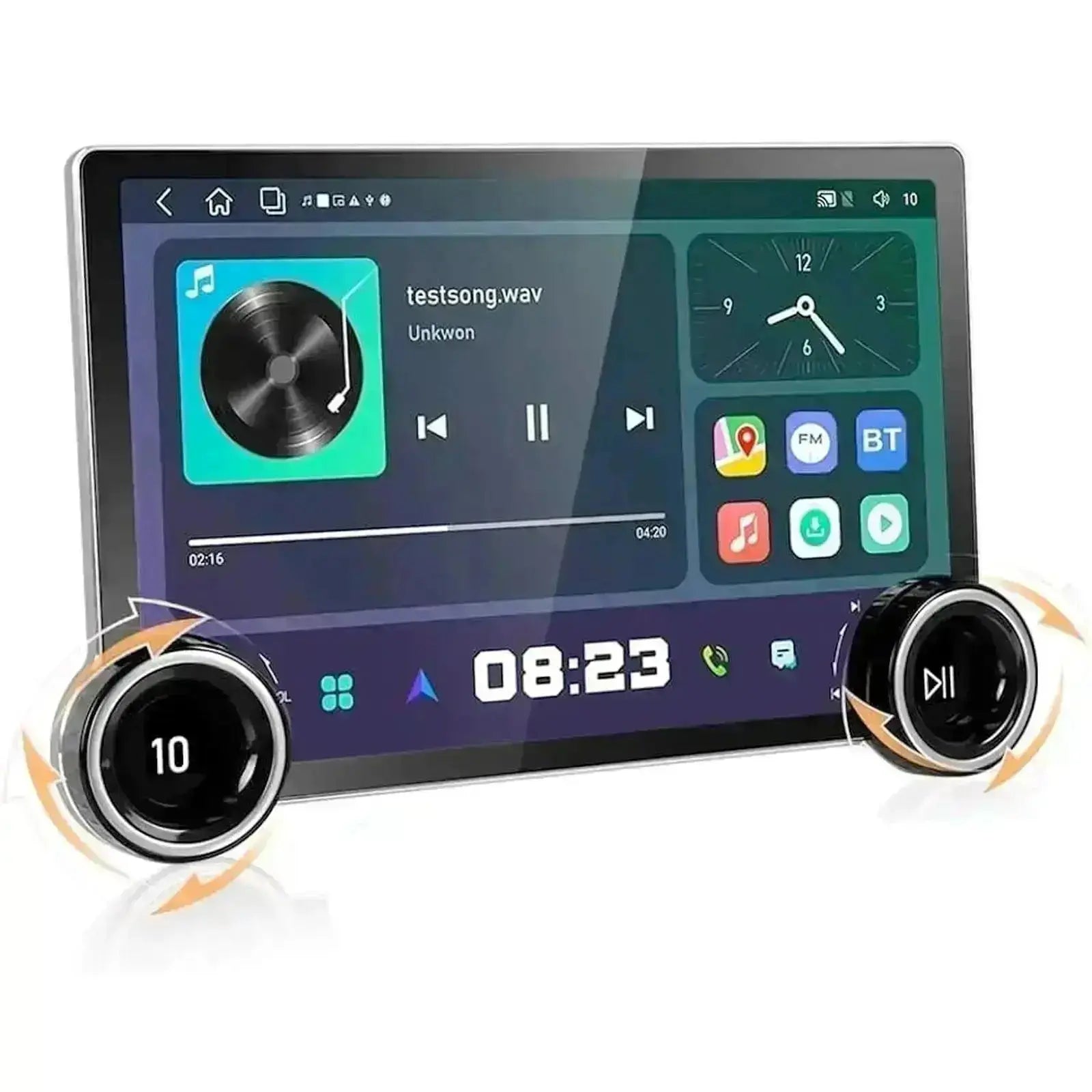 Diamond 2K - 11.5 Inch Dual Knob Android Multimedia Entertainment Unit -  Renault Clio (17-20) Diamond 2K