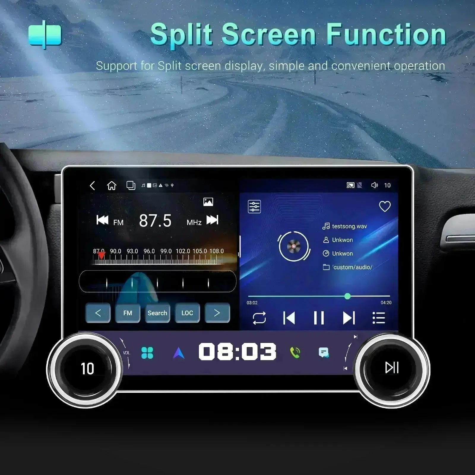 Diamond 2K - 11.5 Inch Dual Knob Android Multimedia Entertainment Unit -  Renault Clio (17-20) Diamond 2K