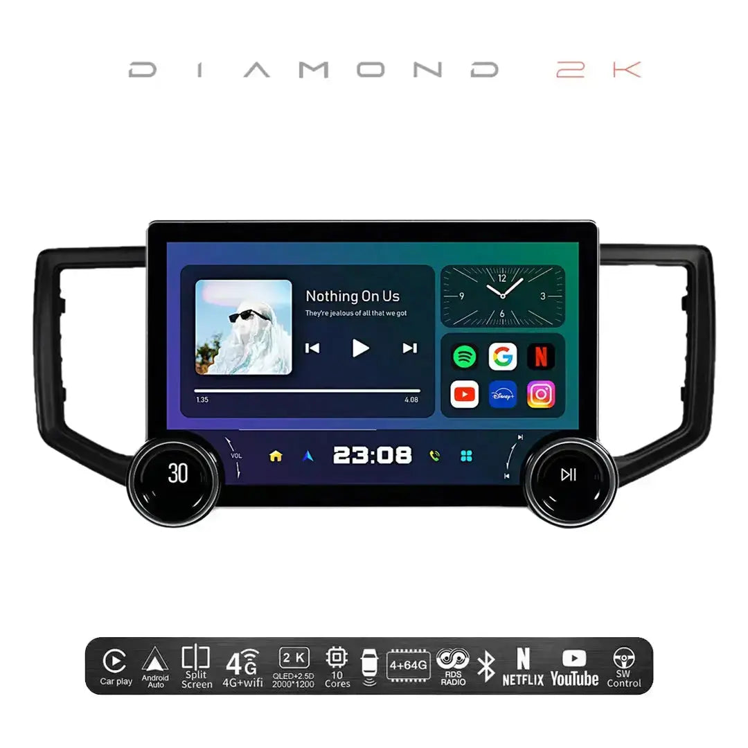 Diamond 2K - 11.5 Inch Dual Knob Android Multimedia Entertainment Unit - VW Crafter (17-On) Diamond 2K