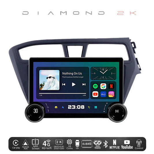 Diamond 2K - 11.5 Inch Dual Knob Android Multimedia Entertainment Unit (Copy) Diamond 2K