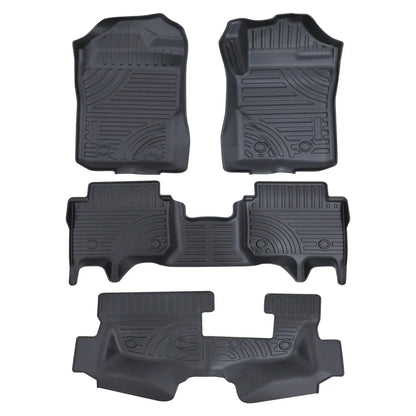 Everest Next Gen (21-On) Moulded TPE Rubber Floor Mats (4-Piece) Max Motorsport