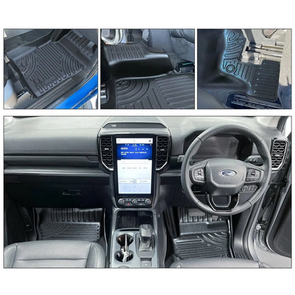 Everest Next Gen (21-On) Moulded TPE Rubber Floor Mats (4-Piece) Max Motorsport