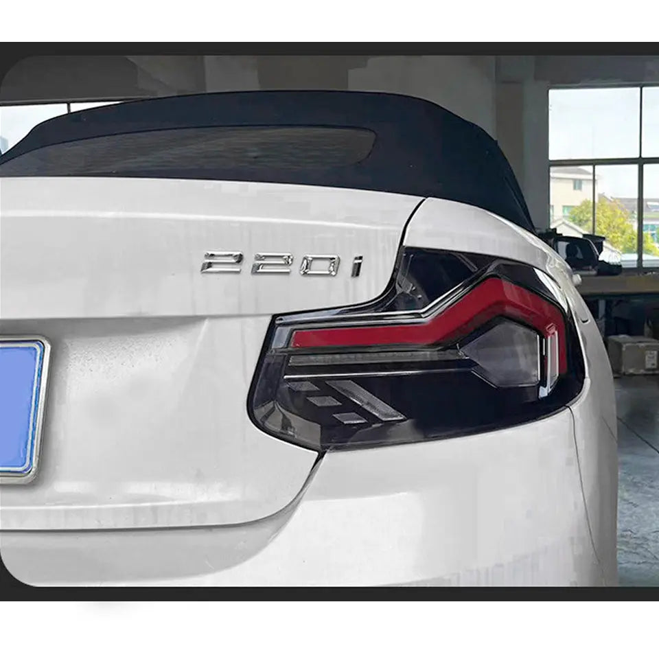 BM F22 / F23 2-Series GTS Style Sequential Smoked Black Taillights Max Motorsport