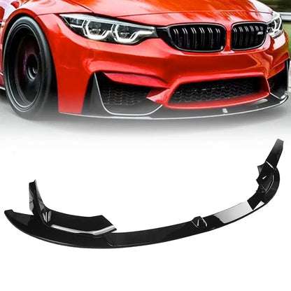 BM F80 M3 / F82 M4 Performance Style Gloss Black 4-Piece Front Spoiler (Copy) maxmotorsports