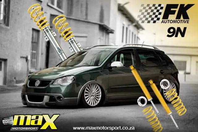 FK Automotive Coilover Kit (Height Adjustable) - VW Polo 9N3 FK Automotive Coilover Kit