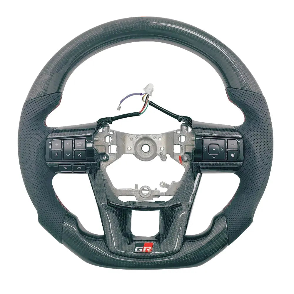 Toyota Hilux / Fortuner Genuine Carbon Fibre GR Sport Style Steering Wheel Max Motorsport