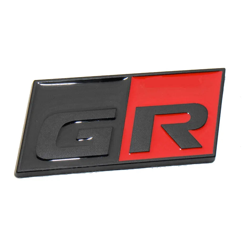 GR Gazoo Racing Square Badge - Black & Red Max Motorsport