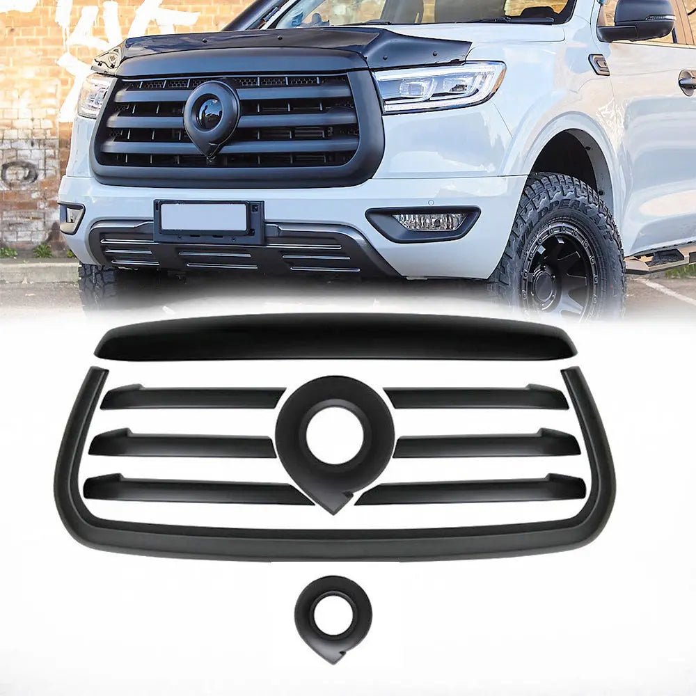 GWM P Series (21-On) Passenger Front Grill Black-Out Trim Kit – Max ...