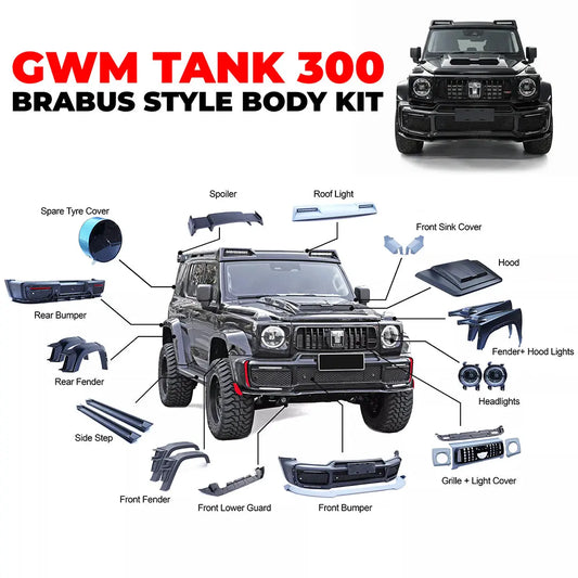 GWM TANK 300 (24-On) Brabus Style Body Kit Max Motorsport