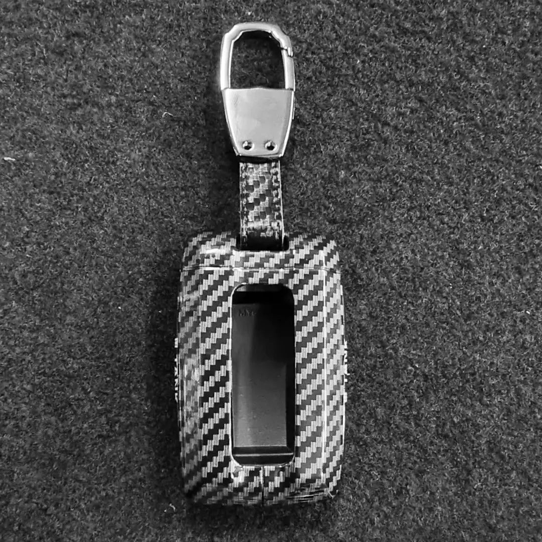GWM Tank 300 - Hard Shell Carbon-Look Metal Key Case Cover With Keyring Max Motorsport