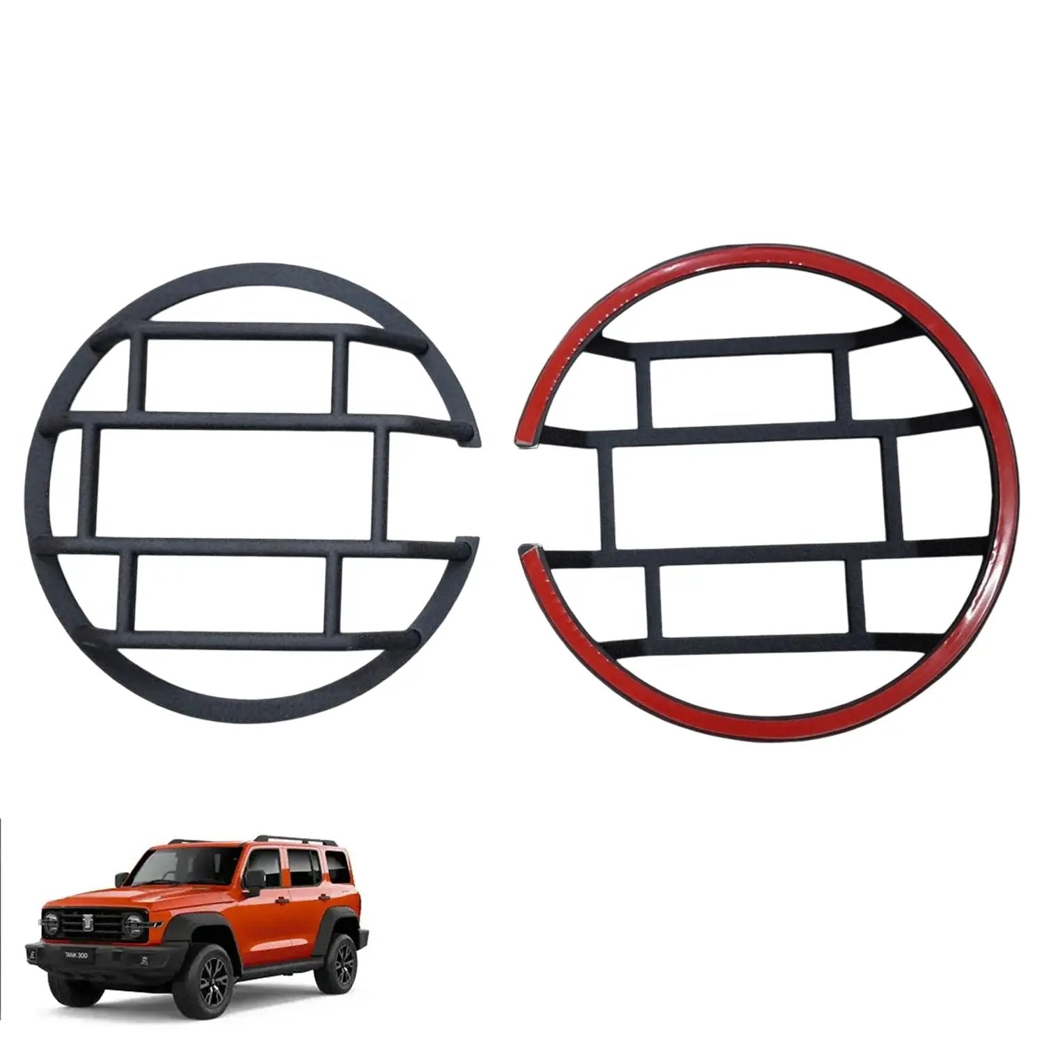 GWM Tank 300 (24-On) Aluminium Headlight Trim Protector Surrounds Max Motorsport