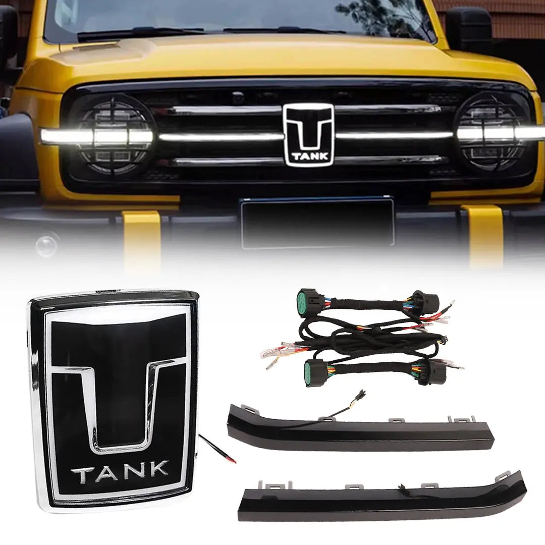 GWM Tank 300 (24-On) LED Light-Up Emblem With LED Grille Strip – Max ...