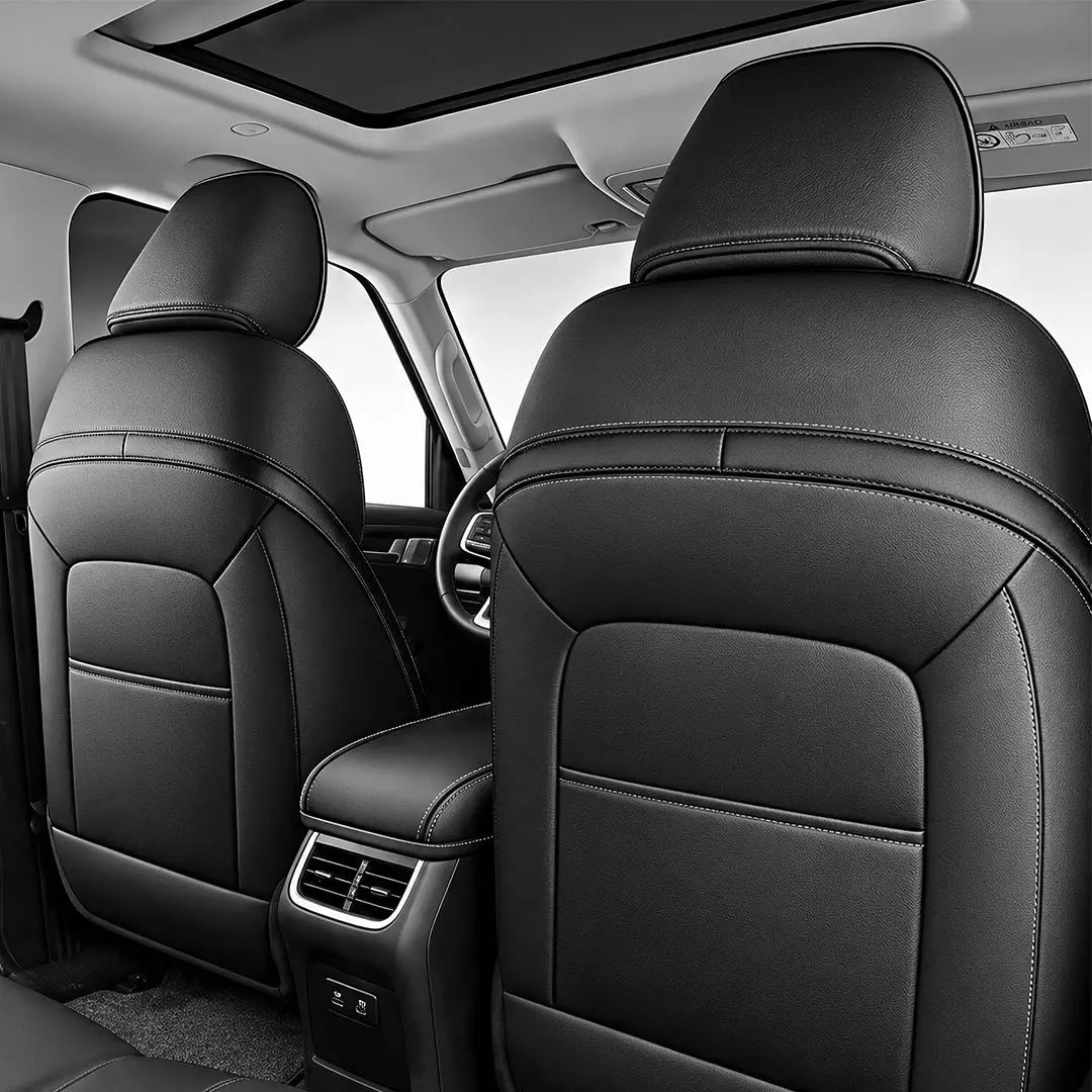 GWM Tank 300 (25-On) Premium Luxury Car Seat Covers - Front & Rear Full Set (Black) Max Motorsport