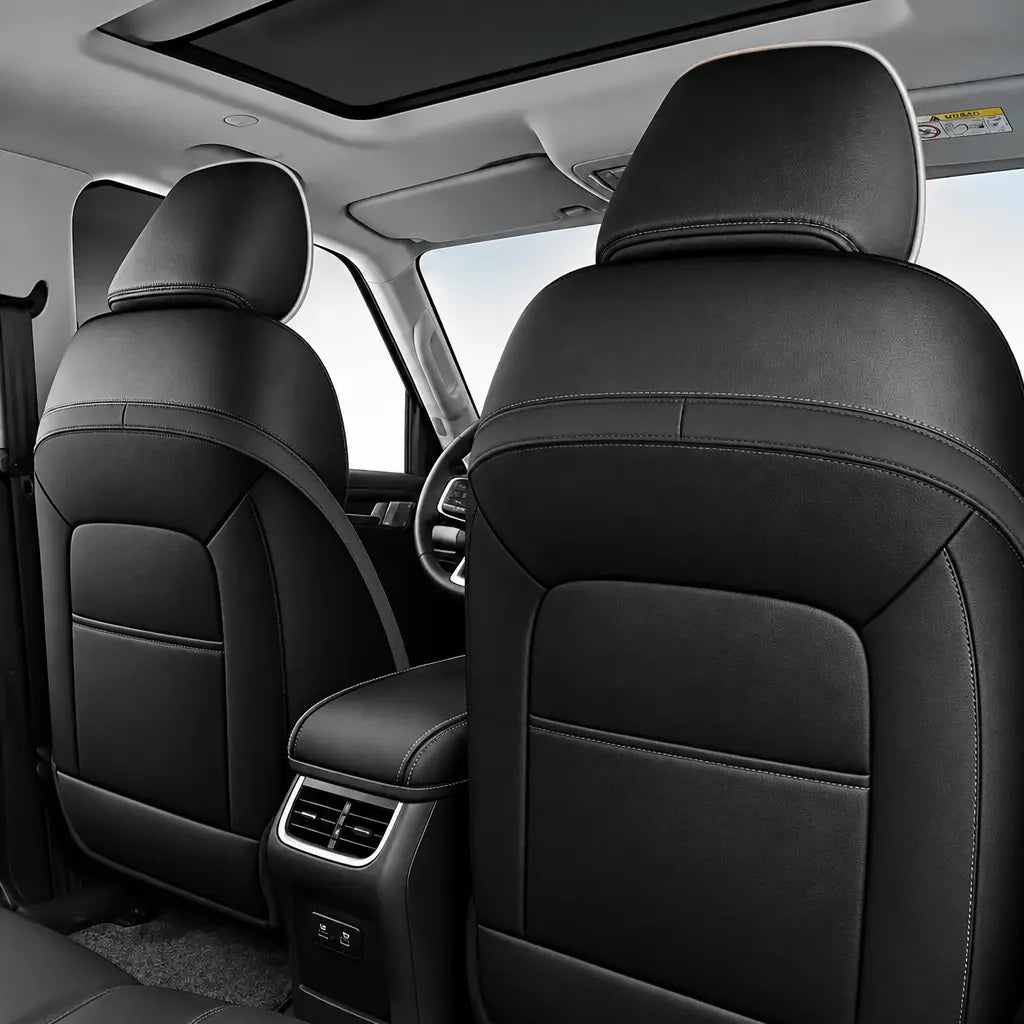GWM Tank 300 (25-On) Premium Luxury Car Seat Covers - Front & Rear Full Set (Black) Max Motorsport