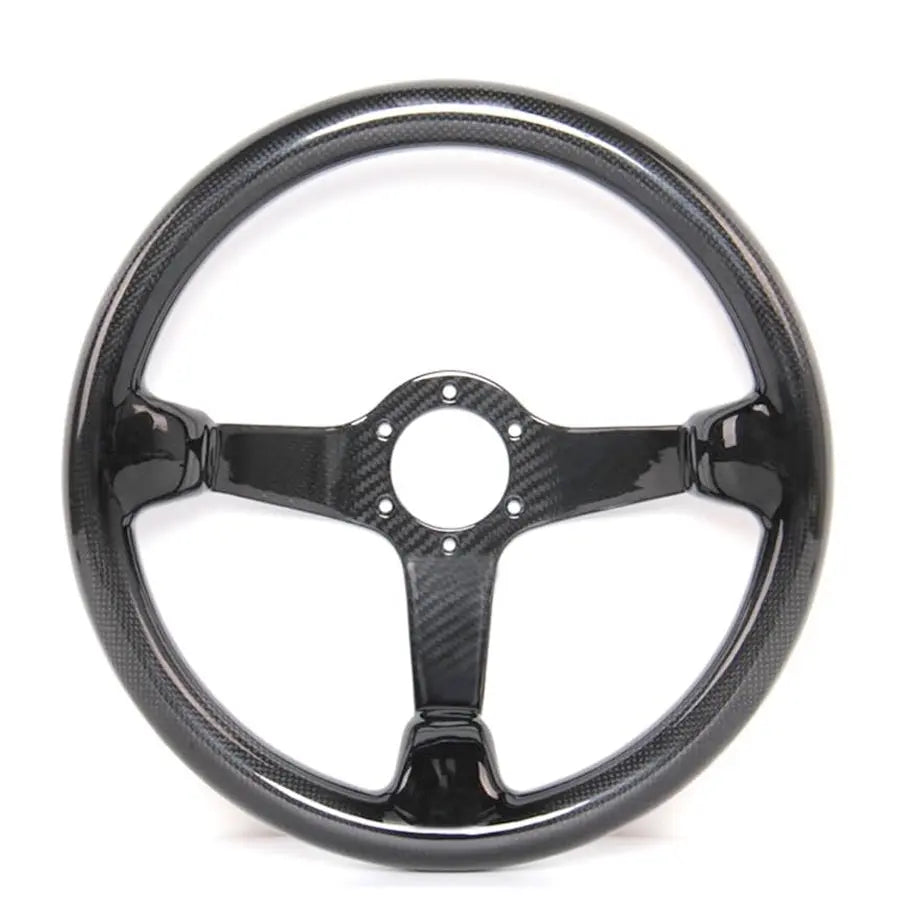 Genuine Carbon Fiber Lightweight Drift Style Steering Wheel (340mm) Max Motorsport