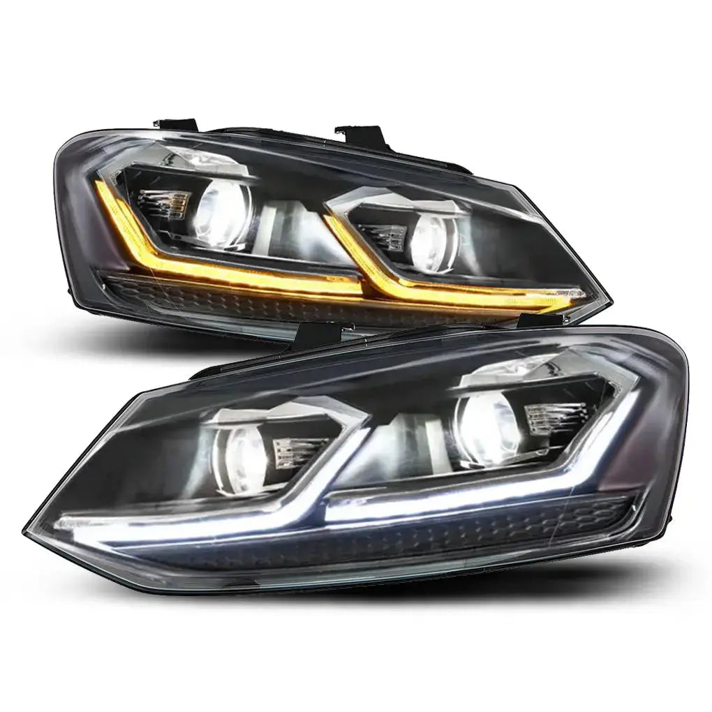 Golf 7.5 Style Projector Headlight -  Suitable To Fit VW Polo 6 (10-On) Max Motorsport