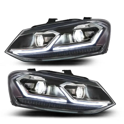 Golf 7.5 Style Projector Headlight -  Suitable To Fit VW Polo 6 (10-On) Max Motorsport