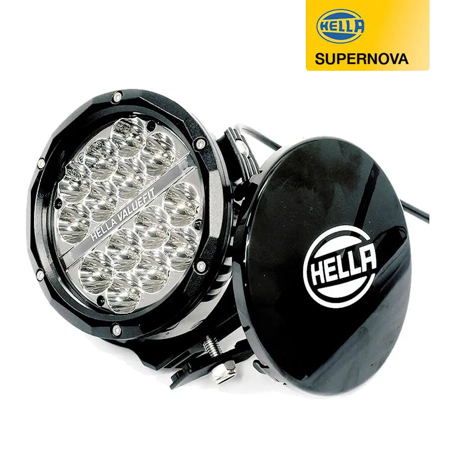 Hella ValueFit 6 Inch Supernova LED Spot Light Kit With Wiring Harness ...