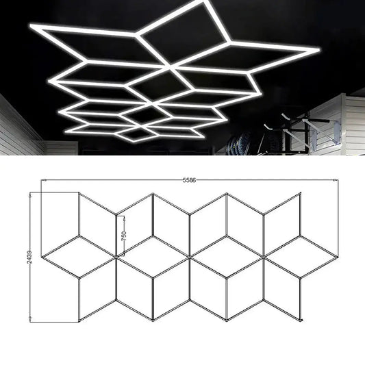 Hexglo Diamond Series Modular Lighting Systems - ZT6103 Hexglo - Hexagon LED Lighting