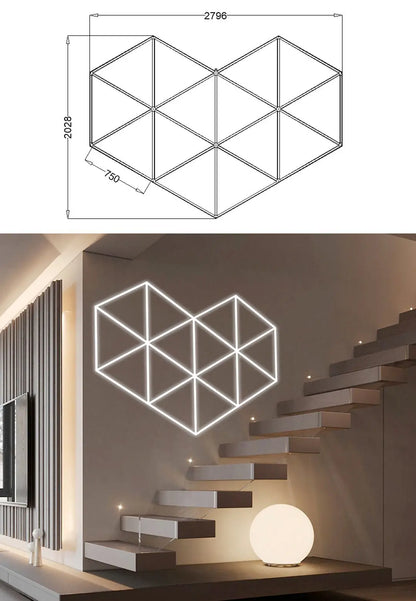 Hexglo Diamond Series Modular Lighting Systems - ZT6106 Hexglo - Hexagon LED Lighting