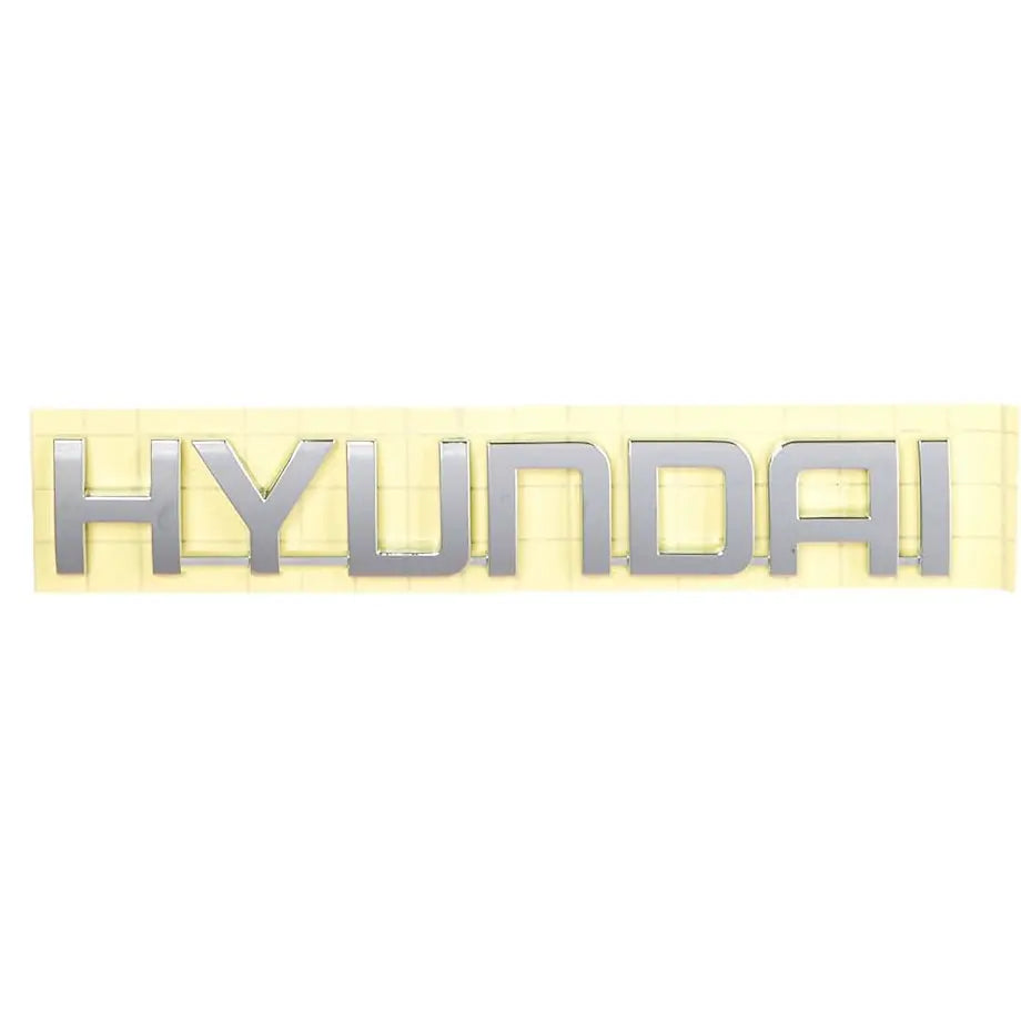 Hyundai Plastic Chrome Badge maxmotorsports