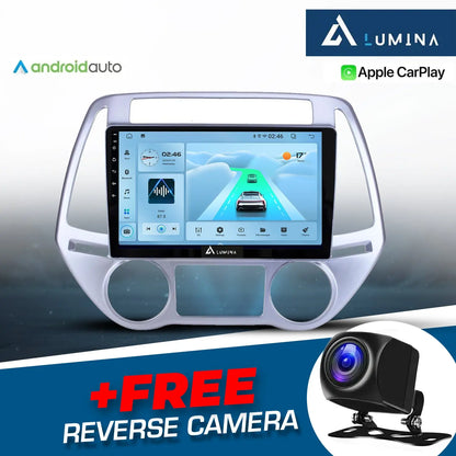 Hyundai i20 (09-15) - 9 Inch Lumina Android Entertainment & GPS System +FREE Reverse Camera LUMINA AUDIO