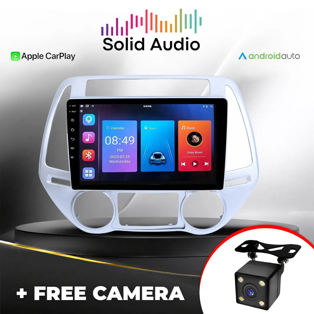 Hyundai i20 (09-15) - 9 Inch Solid Audio Android Entertainment & GPS System +FREE Reverse Camera LUMINA AUDIO