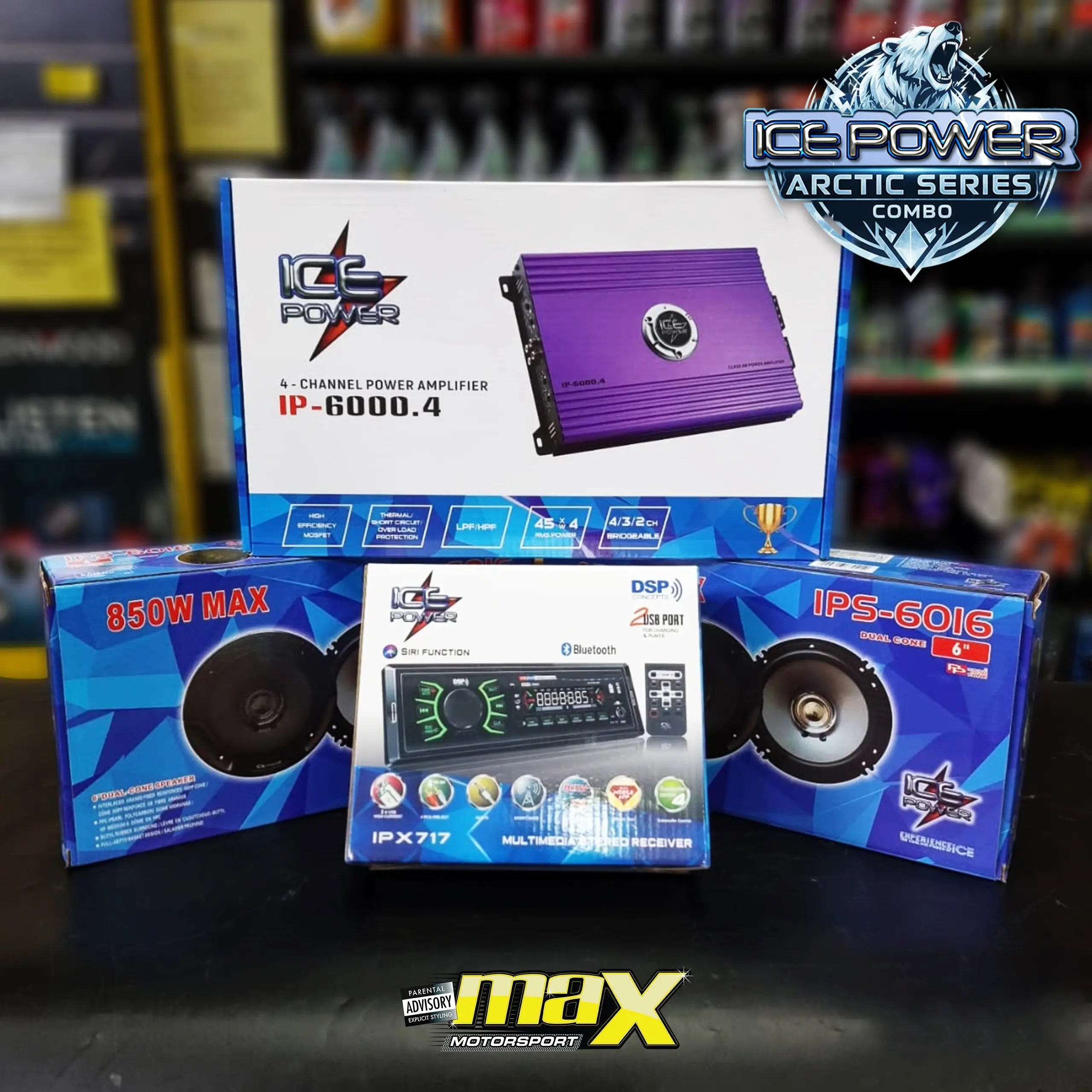 Ice Power Arctic Series Audio Combo – Max Motorsport