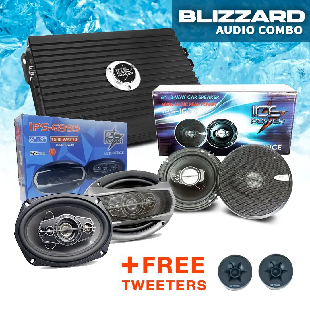 Ice Power Blizzard Audio Combo Max Motorsport