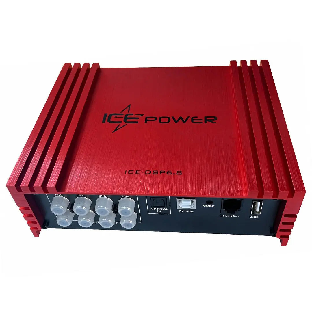 Ice Power ICE-DSP6.8 8 Channel DSP Amplifier With LCD Remote Controller Max Motorsport