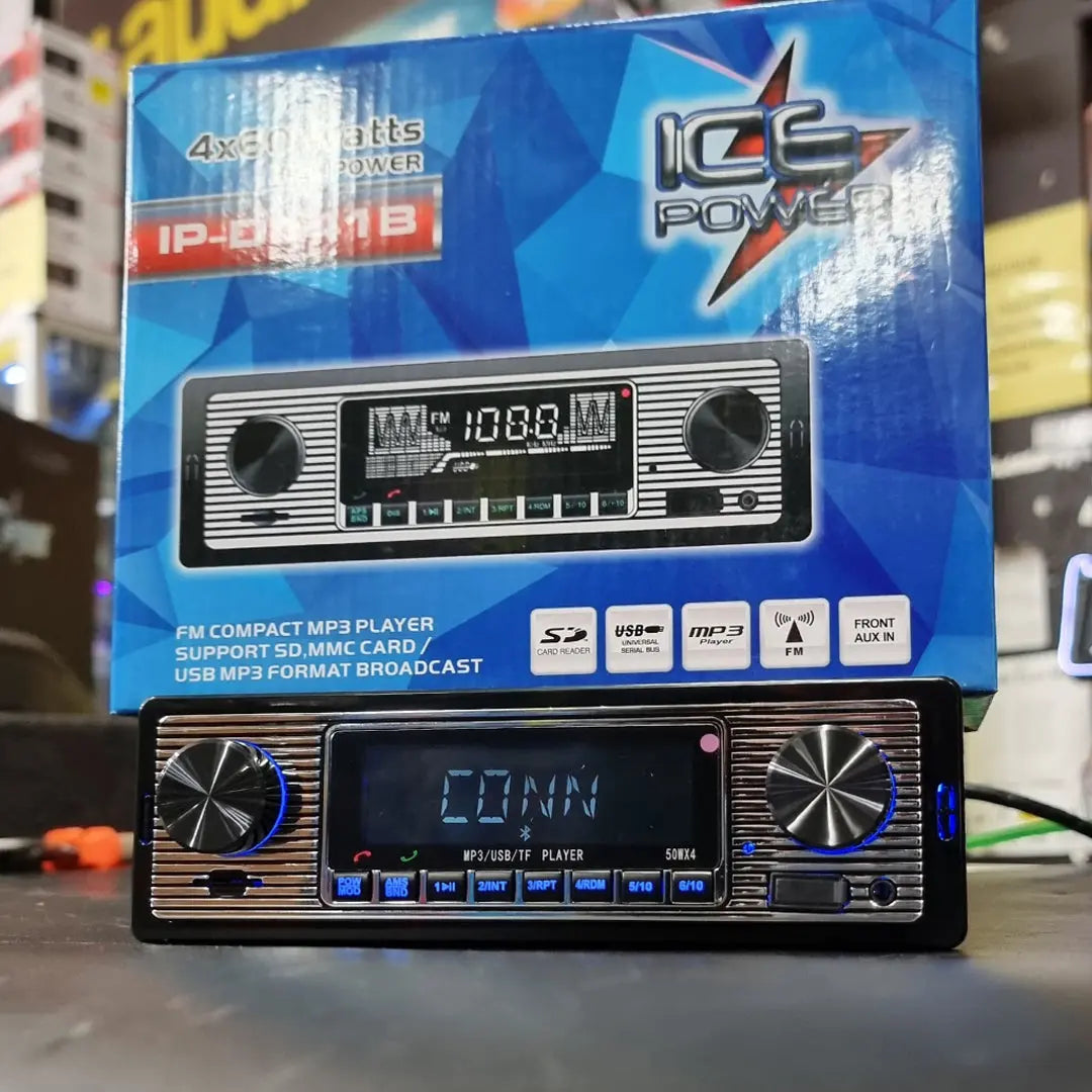 Ice Power IP-D141B Retro Look MP3/USB Media Player With Bluetooth Ice Power