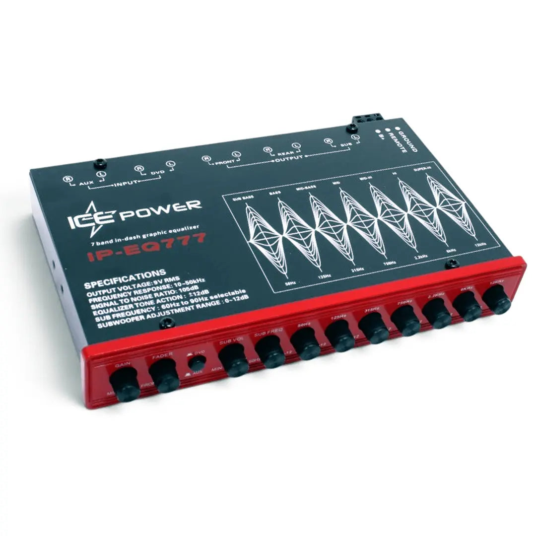 Ice Power IP-EQ777 7-Band Graphic Equalizer Max Motorsport