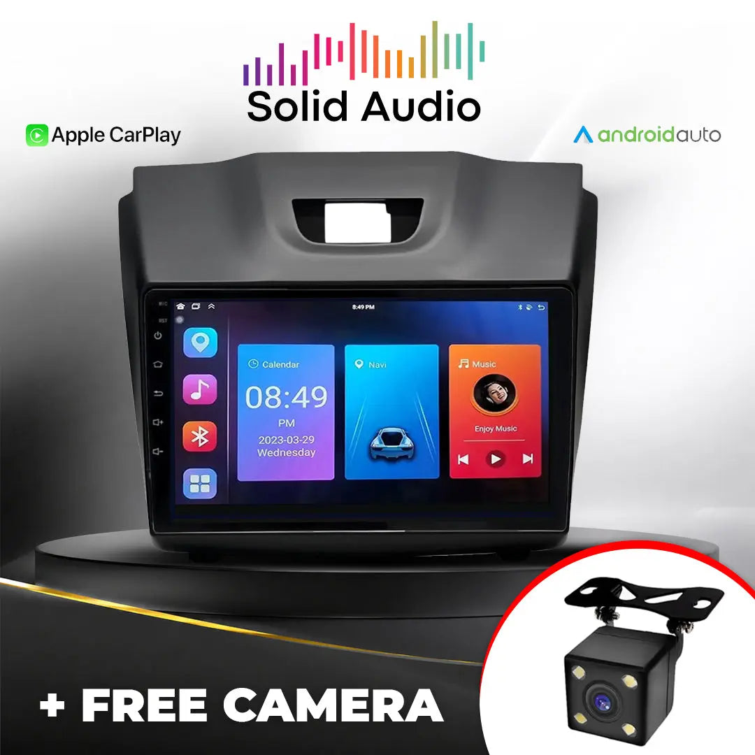 Isuzu D-Max (15-20) - 9 Inch Solid Audio Android Entertainment & GPS System +FREE Reverse Camera Solid Audio